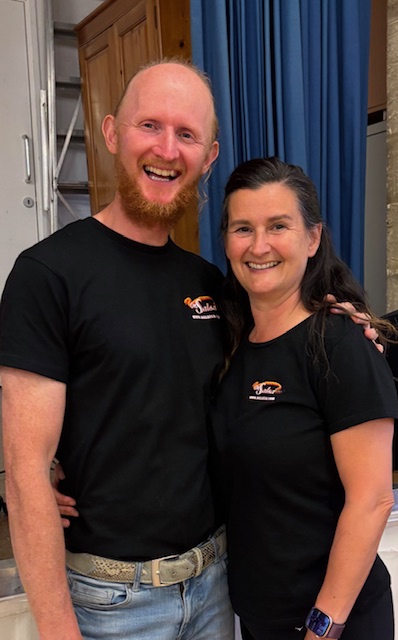 OnSalsa teachers Rosa and Giles in Summertown Oxford